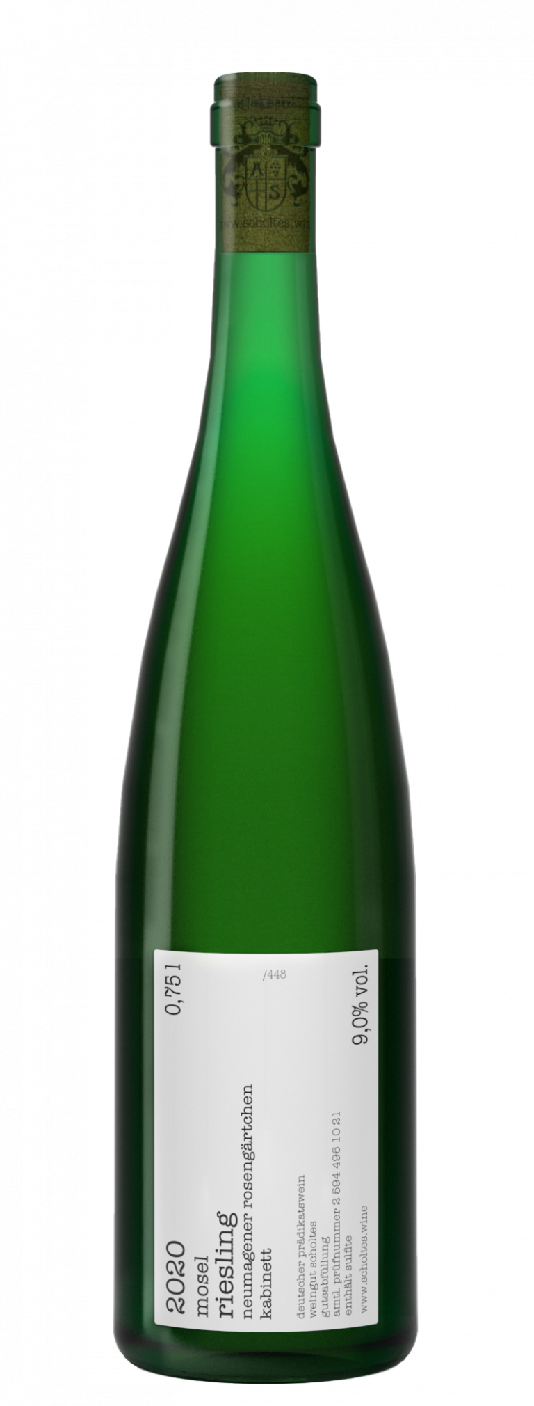 winebottle weingut scholtes kabinett 2020